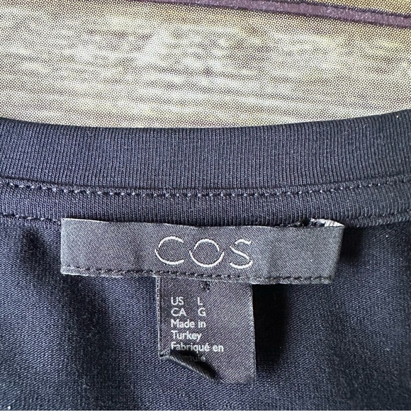 COS Dress Plaid Trim Sz L - Picture 2 of 7